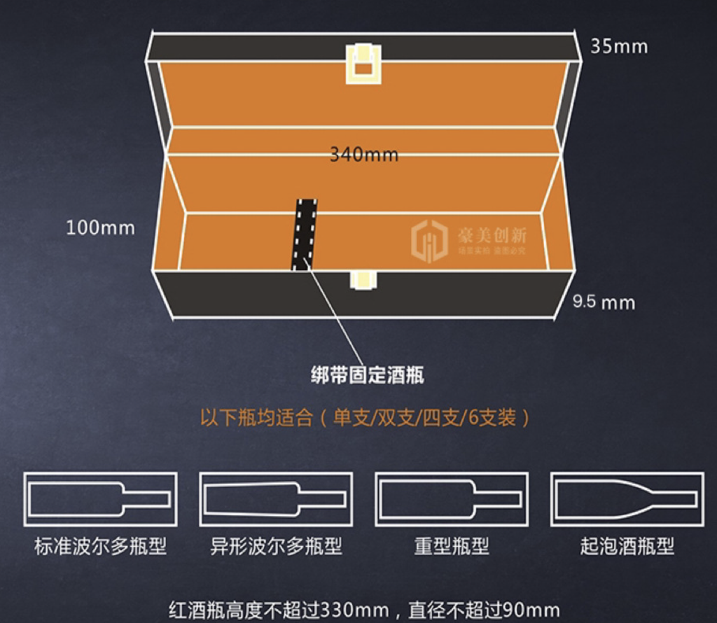 Luxury Leather Wine Box for Single Bottle – Custom Gift Packaging with Magnetic Closure