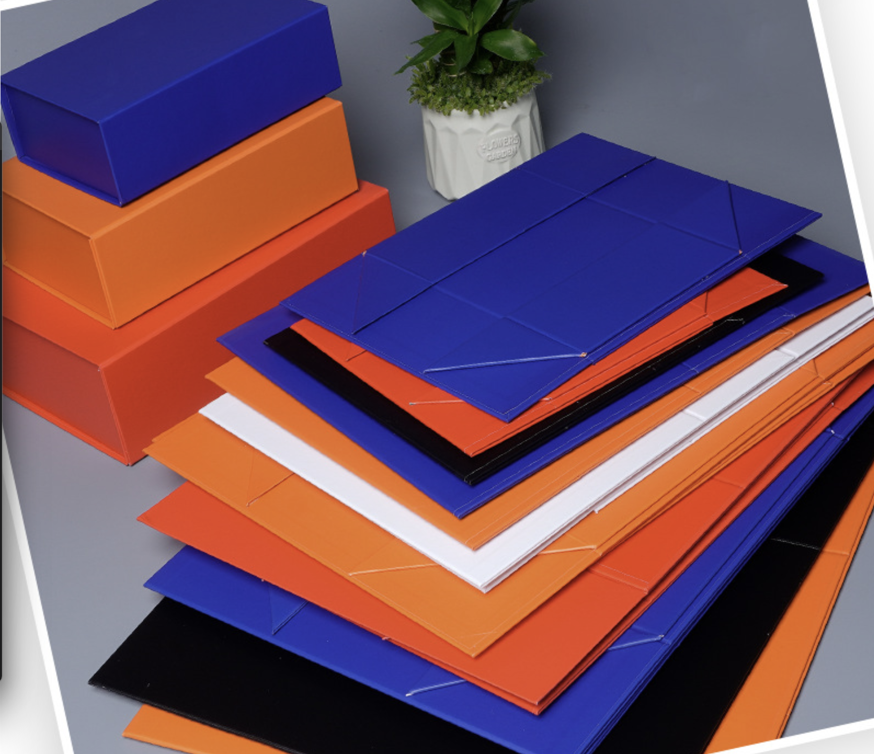 Small Magnetic Foldable Gift Box with Free Logo | Collapsible Rigid Packaging Box