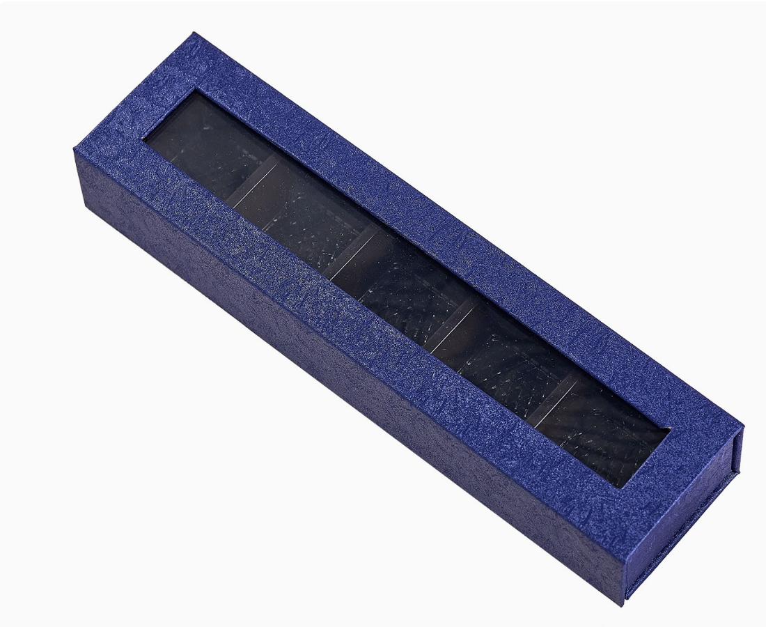 Luxury Chocolate Gift Box with Window | Rigid Packaging Box for Chocolates & Desserts (24×6.2×3.5cm, 5 Colors)