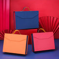 Paper Gift Box with Handle Folding Rigid Packaging for Clothing, Gifts and Retail Packaging/Free logo