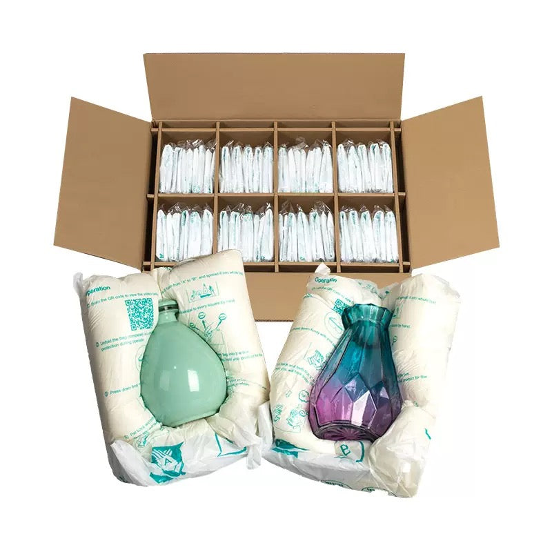 Inflatable Air Cushion Packaging Bags | Protective Air Column Bubble Wrap for Shipping