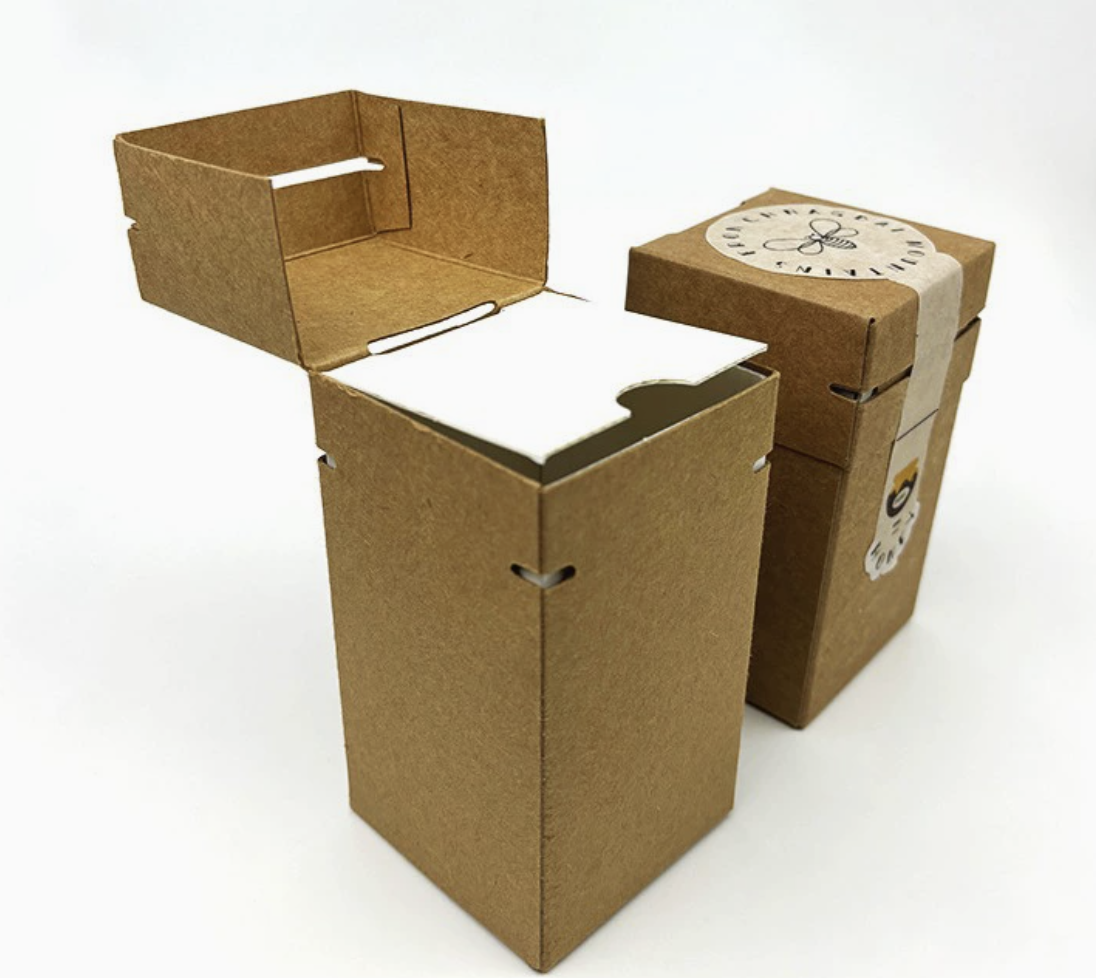 Kraft Paper Gift Box with Sleeve | Small Packaging Box for Perfume, Jewelry & Boutique Products (2 Sizes Available)
