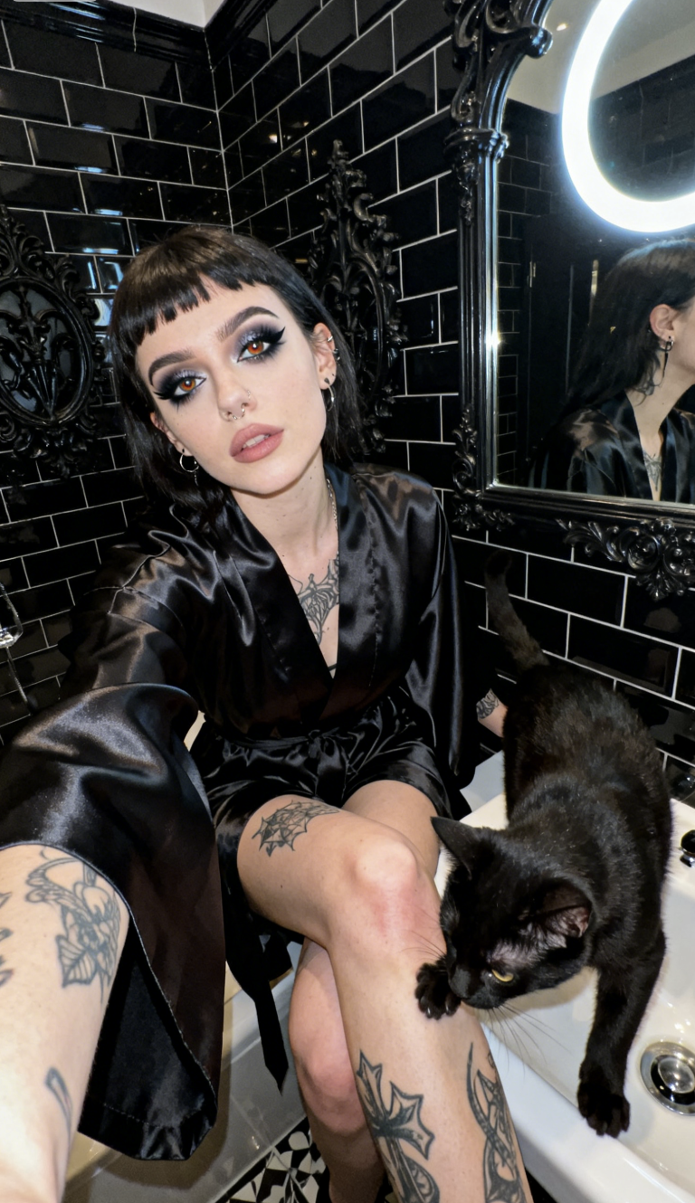 The Obsidian Velvet Ritual Robe (Pre-Order / Concept Drop)