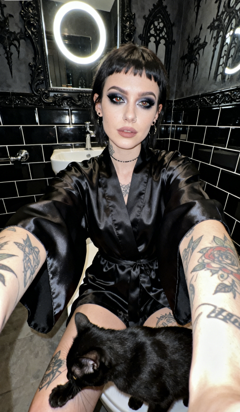 The Obsidian Velvet Ritual Robe (Pre-Order / Concept Drop)