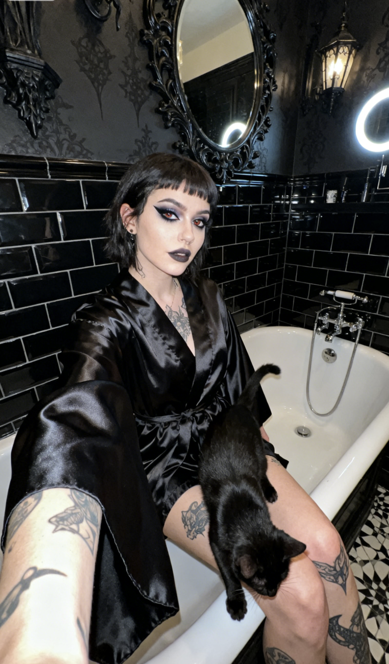 The Obsidian Velvet Ritual Robe (Pre-Order / Concept Drop)