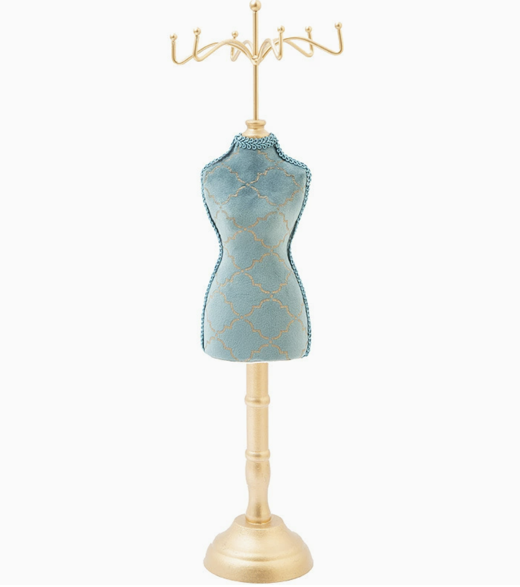 Luxury Jewelry Display Organizer Set – Mannequin Stand, Ring Tray & Decorative Holders