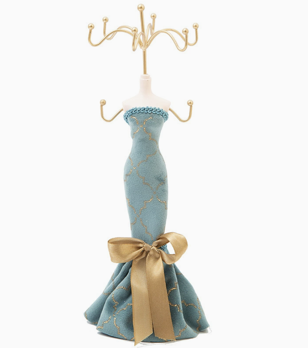 Luxury Jewelry Display Organizer Set – Mannequin Stand, Ring Tray & Decorative Holders