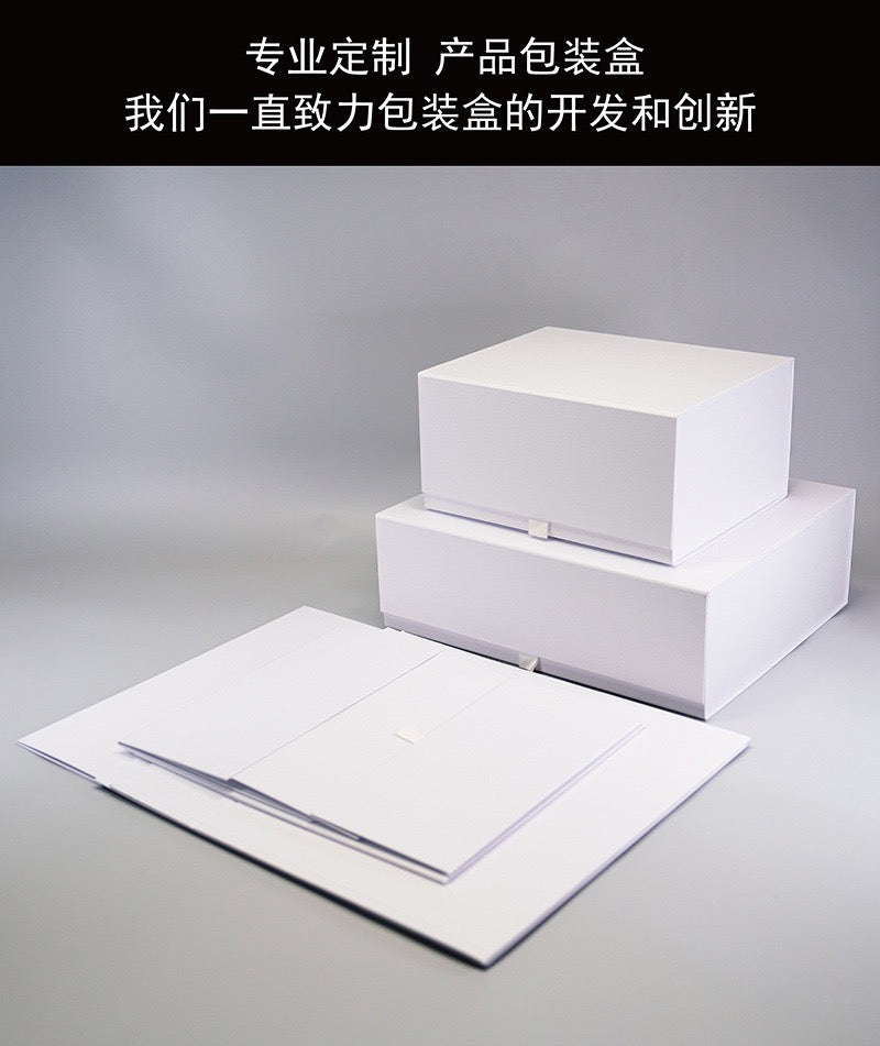 Luxury Foldable Magnetic Gift Box  size 13.6 × 10.4 × 6.6 inch | Large Capacity Rigid Packaging Box with Custom Logo