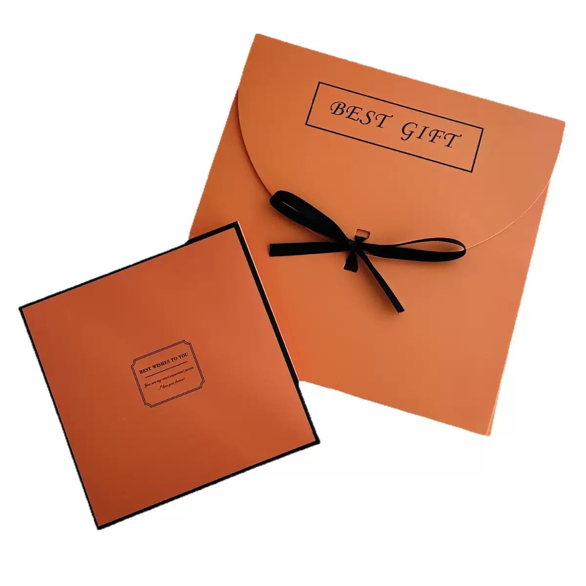 Luxury Envelope Gift Packaging Box with Ribbon | Apparel & Scarf Packaging Gift Envelope