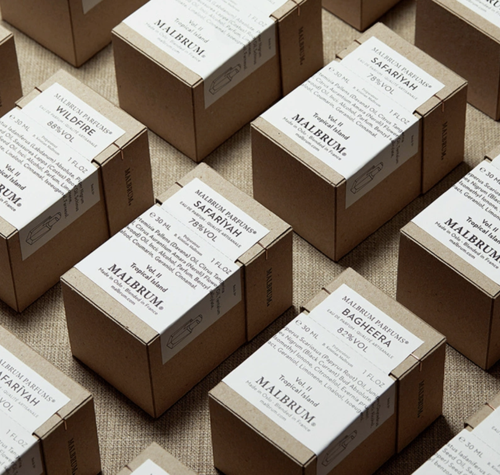 Kraft Paper Gift Box with Sleeve | Small Packaging Box for Perfume, Jewelry & Boutique Products (2 Sizes Available)