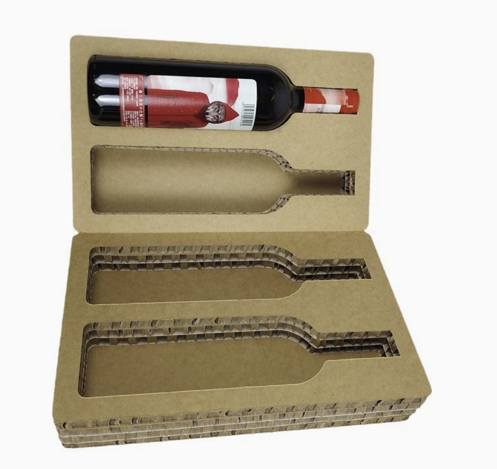 Eco-Friendly Corrugated Wine Bottle Gift Box | Protective Wine Packaging