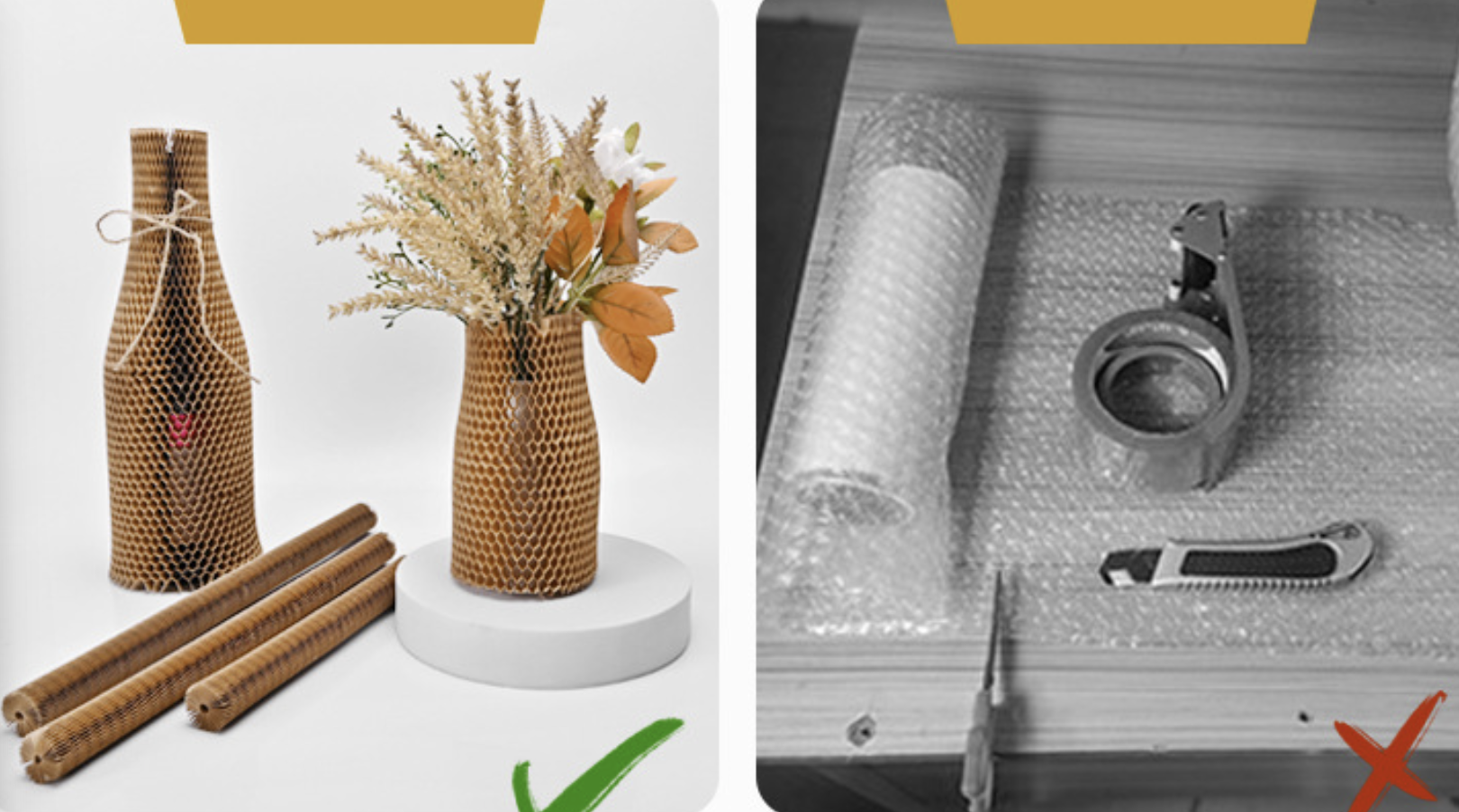 Honeycomb Paper Sleeve | Eco-Friendly Protective Packaging for Bottles & Fragile Products