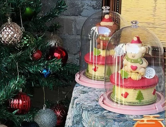 Clear Dome Cake Box Transparent Bakery Packaging Box for Cakes, Cupcakes and Pastries