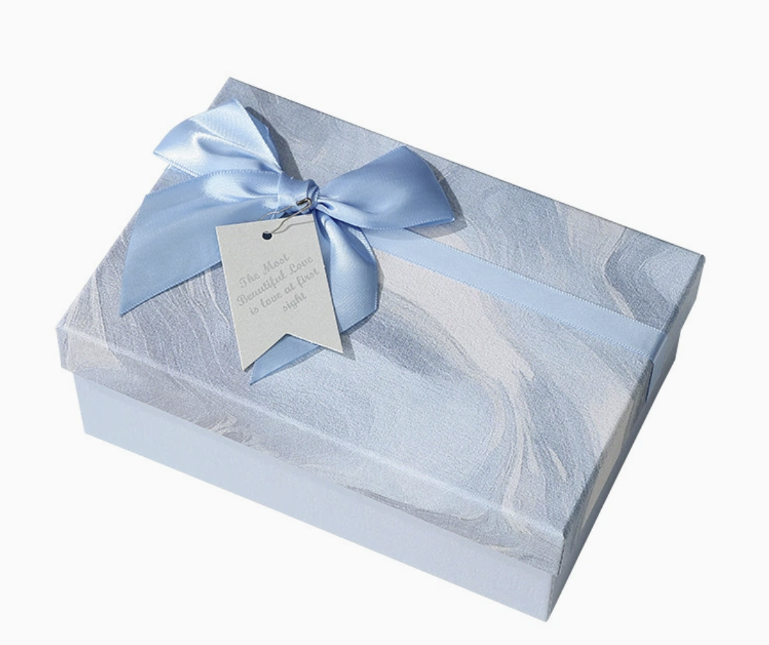 Luxury Gift Box with Ribbon | Foldable Presentation Box in 6 Sizes