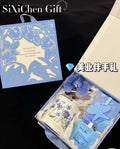 Luxury Floral Cutout Gift Box with Handle | Premium Wedding & Flower Packaging (2 Sizes)