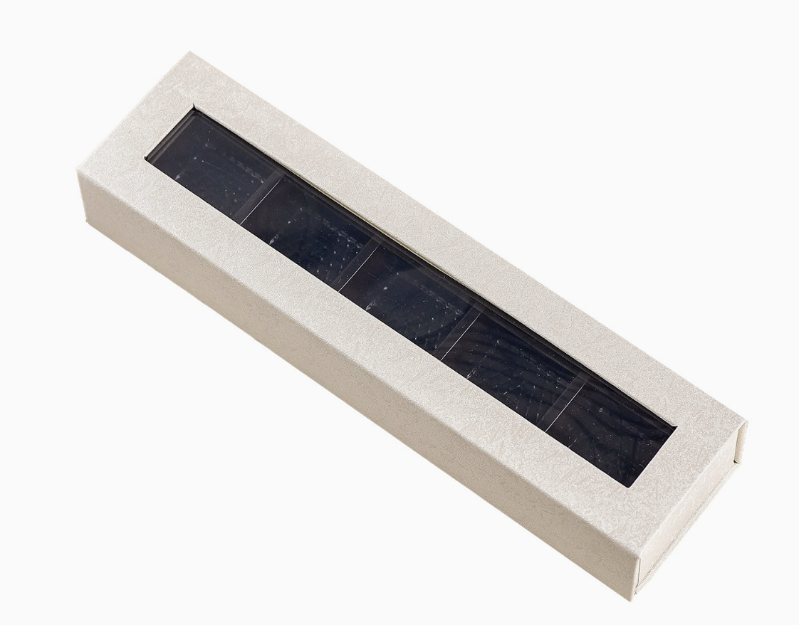 Luxury Chocolate Gift Box with Window | Rigid Packaging Box for Chocolates & Desserts (24×6.2×3.5cm, 5 Colors)