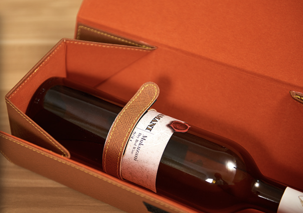 Luxury Leather Wine Box for Single Bottle – Custom Gift Packaging with Magnetic Closure