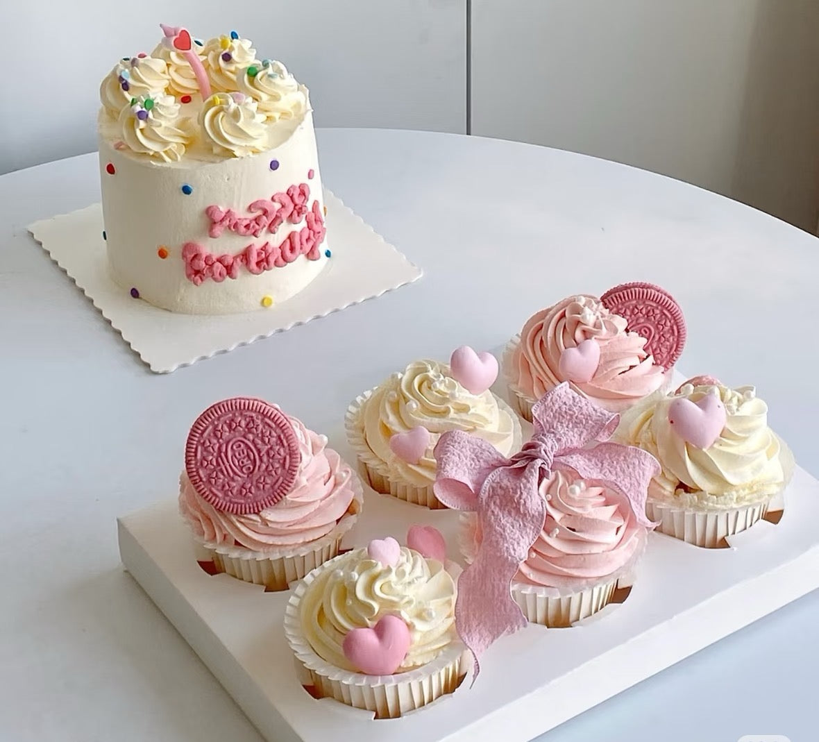 Clear Lid Cupcake Packaging Box 6 Cavity | Transparent Dessert Gift Box with Insert