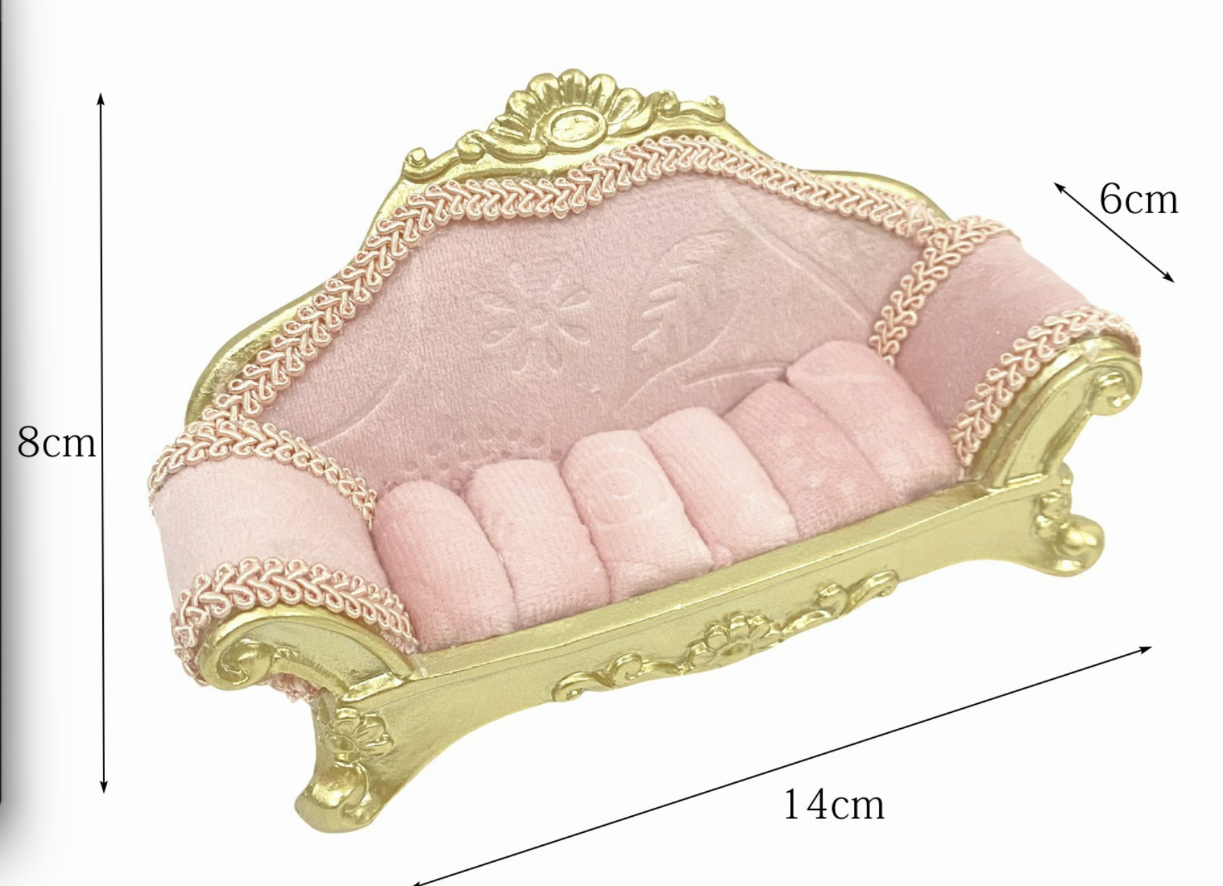Pink Jewelry Display Organizer Set – Mannequin Stand, Ring Tray, Frame & Decorative Holders