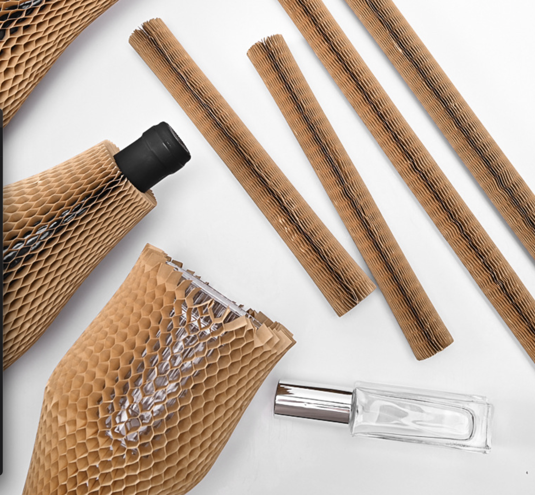 Honeycomb Paper Sleeve | Eco-Friendly Protective Packaging for Bottles & Fragile Products