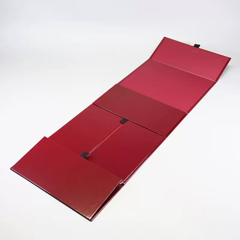Luxury Foldable Magnetic Gift Box  size 13.6 × 10.4 × 6.6 inch | Large Capacity Rigid Packaging Box with Custom Logo