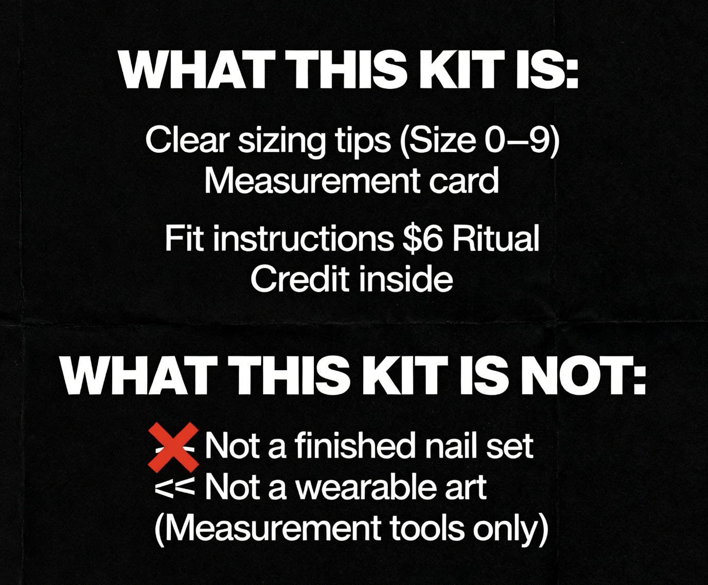 The Blood Pact: Precision Sizing Kit (With $6 Credit)