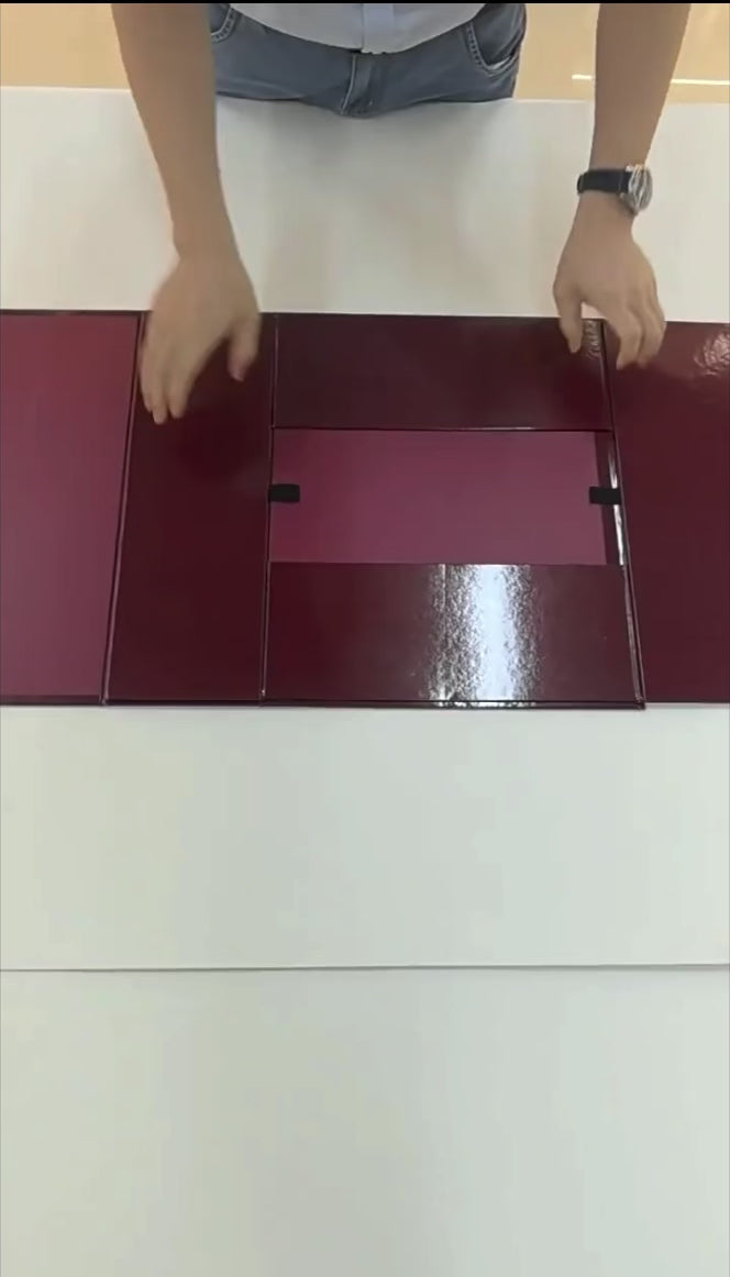 Luxury Foldable Magnetic Gift Box  size 13.6 × 10.4 × 6.6 inch | Large Capacity Rigid Packaging Box with Custom Logo